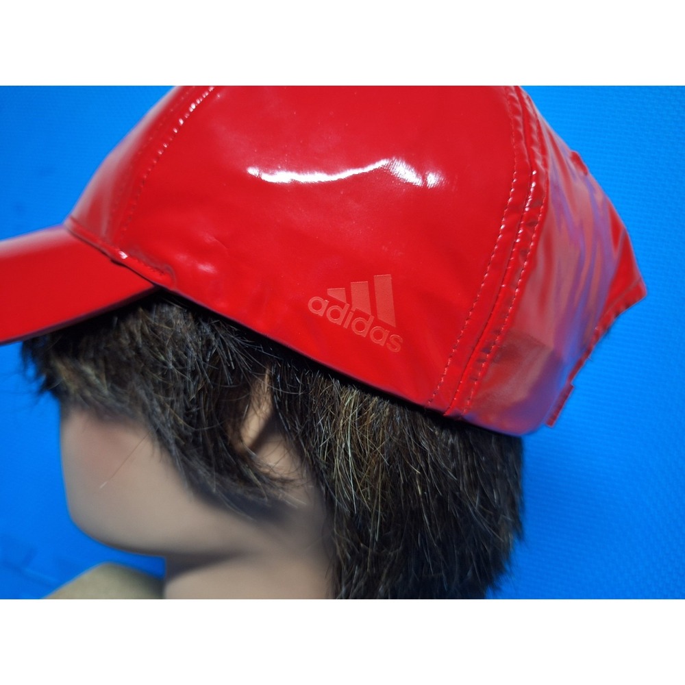 Ivy Park X Adidas Originals Baseball Cap Red Latex Beyoncé One Size Fits Most - Picture 6 of 12